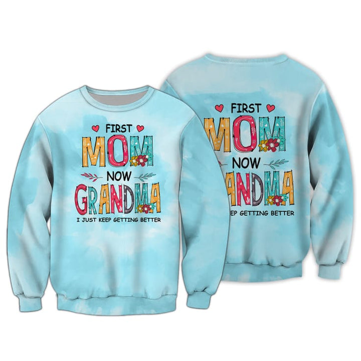 First Mom Now Grandma 3D All Over Print | For Men & Women | Adult | HP1218-BehighStyle