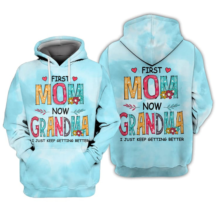 First Mom Now Grandma 3D All Over Print | For Men & Women | Adult | HP1218-BehighStyle