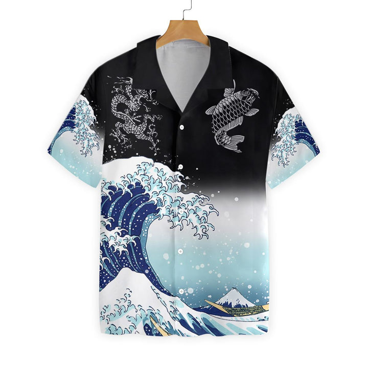 Fish Beach Wave Hawaiian Shirt | For Men & Women | HW1441-BehighStyle