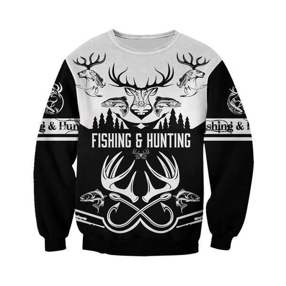 Fishing And Dear Hunting Cool 3D All Over Print | For Men & Women | Adult | HP704-BehighStyle