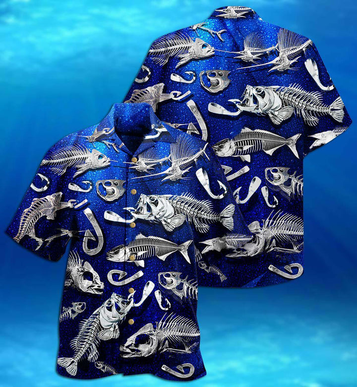 Fishing Fishbone Style Hawaiian Shirt | For Men & Women | HW1571-BehighStyle