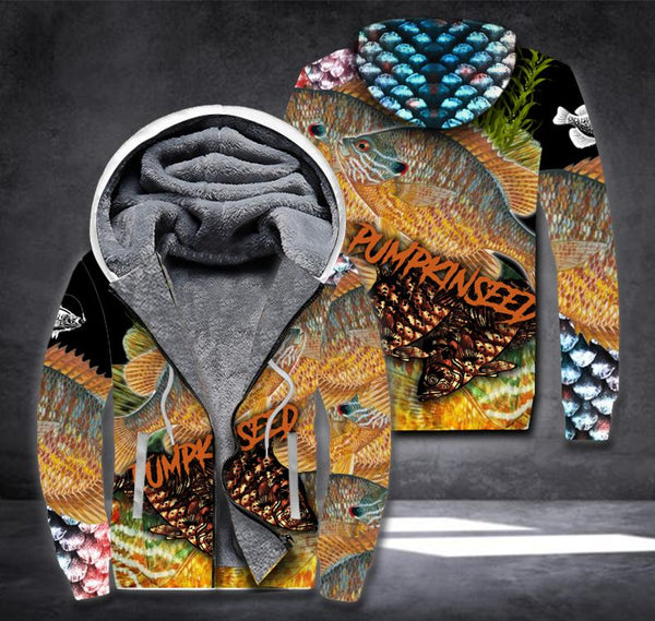 Fishing Ocean Fleece Zip Hoodie All Over Print | FZ454
