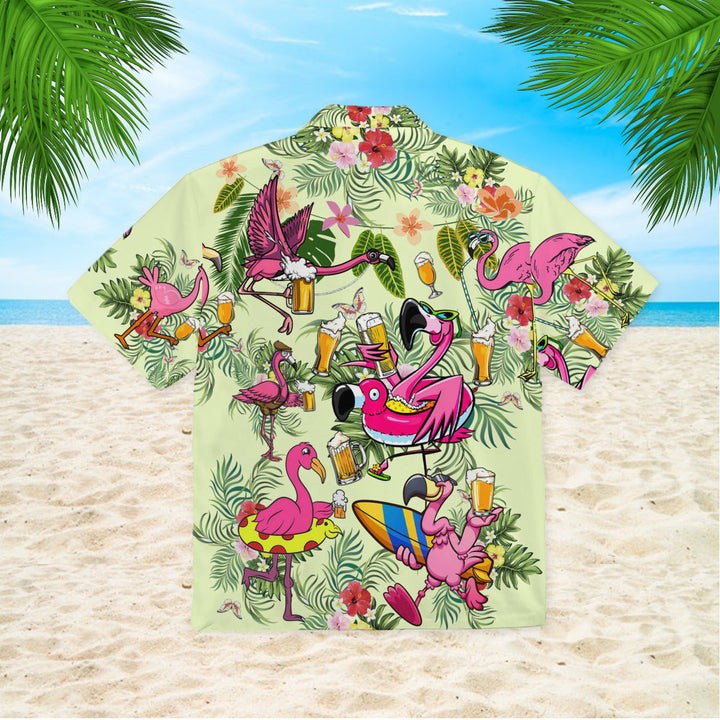 Flamigo Love Beer Tropical Hawaiian Shirt | For Men & Women | HW992-BehighStyle