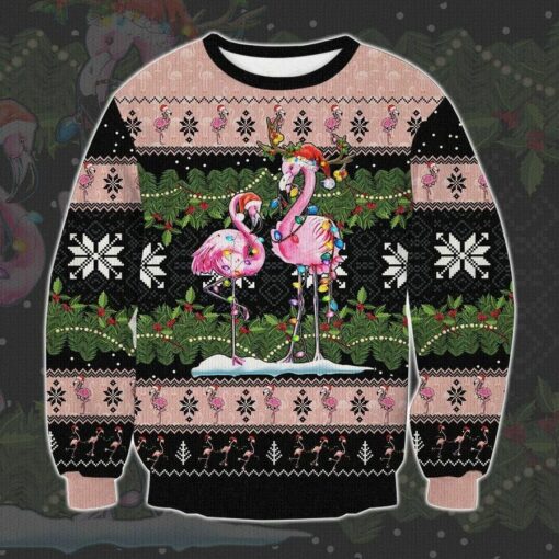 Flamingo Christmas Ugly Christmas Sweater | Adult | US1694