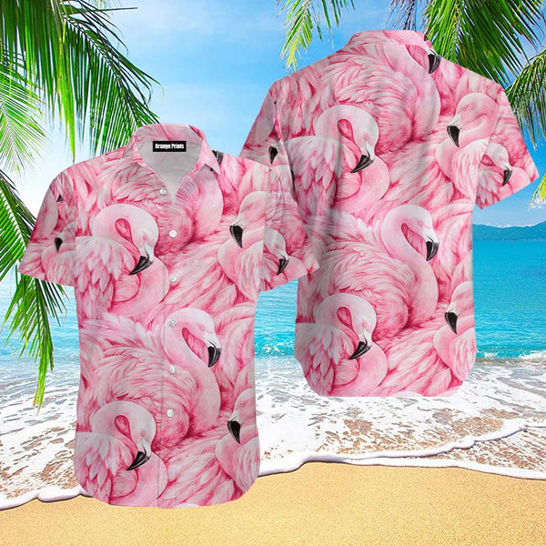 Flamingo Hawaiian Shirt | For Men & Women | HW2216-BehighStyle