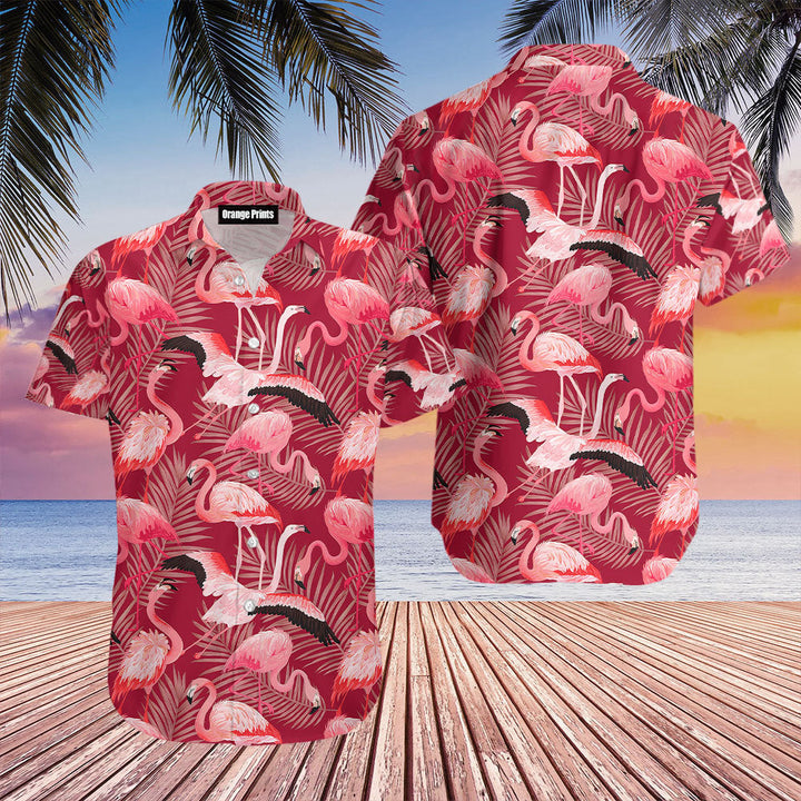 Flamingo Hawaiian Shirt | For Men & Women | HW2242-BehighStyle