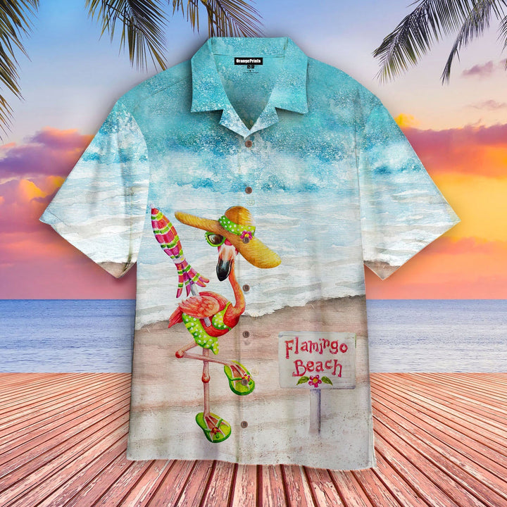 Flamingo Hawaiian Shirt | For Men & Women | HW2299-BehighStyle