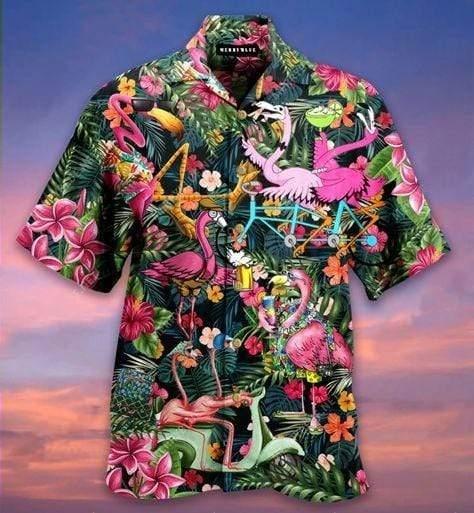 Flamingo Hawaiian Shirt | For Men & Women | HW2367-BehighStyle