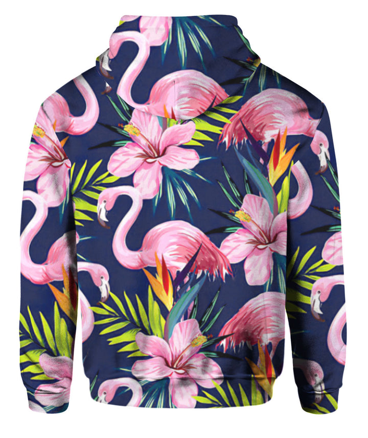 Flamingo Hibiscus 3D All Over Print | For Men & Women | Adult | HP1037-BehighStyle