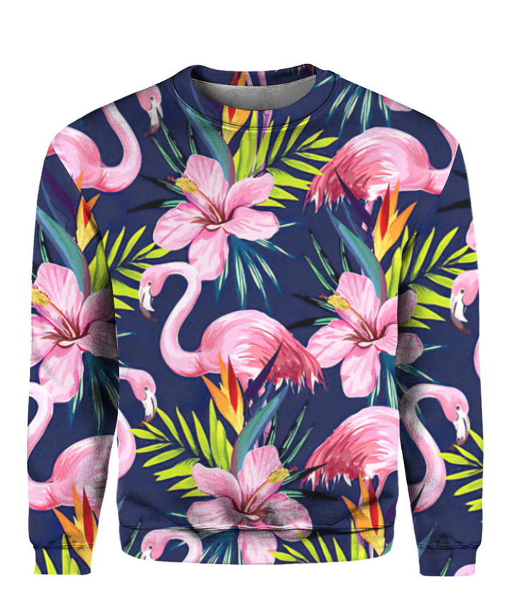 Flamingo Hibiscus 3D All Over Print | For Men & Women | Adult | HP1037-BehighStyle