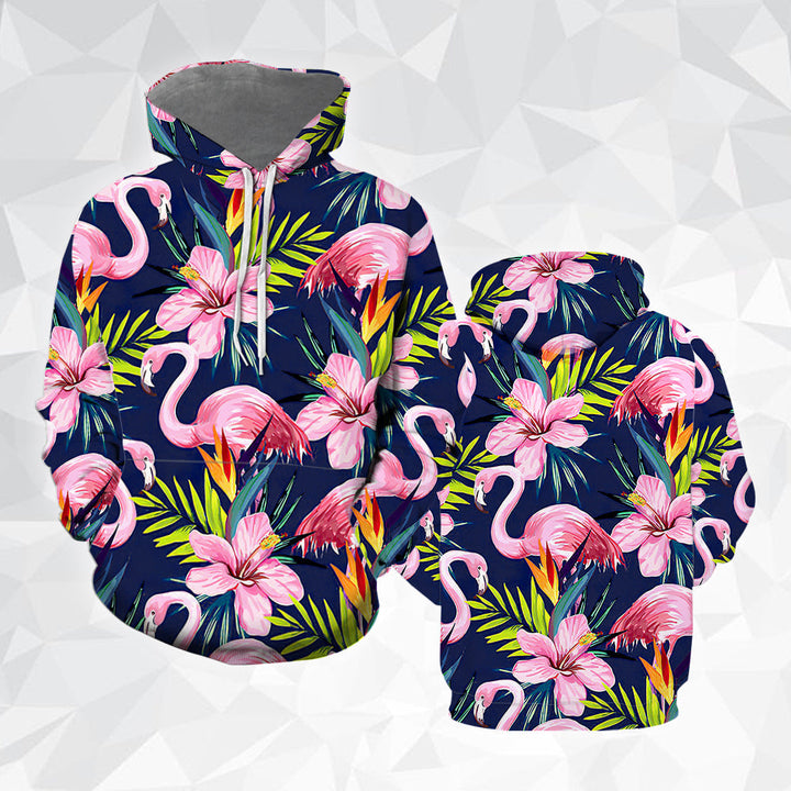 Flamingo Hibiscus 3D All Over Print | For Men & Women | Adult | HP1037-BehighStyle