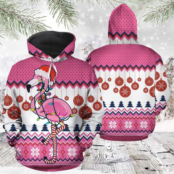 Flamingo Merry Christmas 3D All Over Print | Adult | HP2202