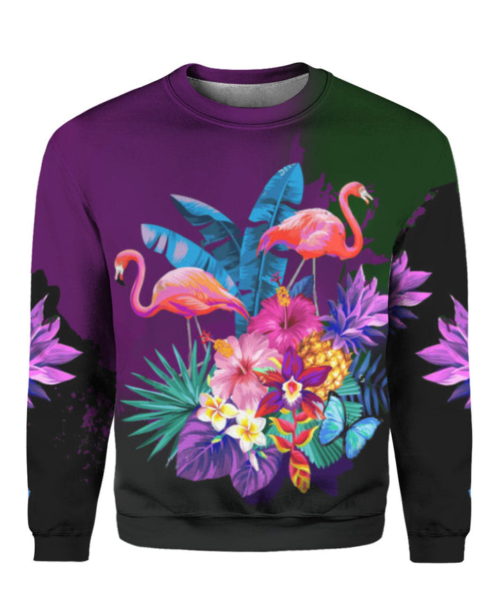 Flamingo Tropical Flower 3D All Over Print | For Men & Women | Adult | HP1040-BehighStyle