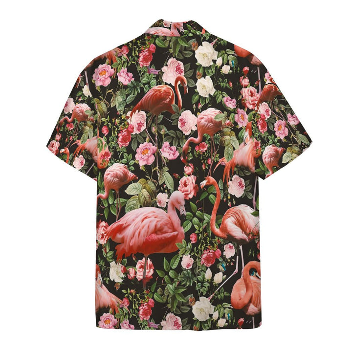 Floral And Flamingo Hawaiian Shirt | For Men & Women | HW1631-BehighStyle