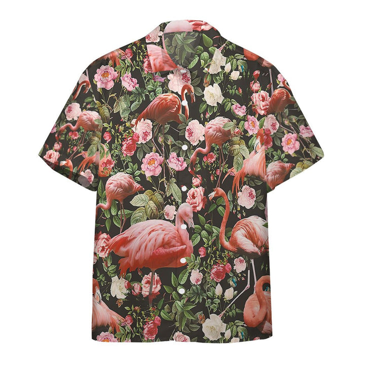 Floral And Flamingo Hawaiian Shirt | For Men & Women | HW1631-BehighStyle