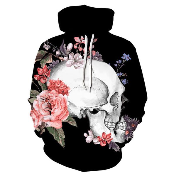 Flower Skull 3D All Over Print | For Men & Women | Adult | HP556-BehighStyle