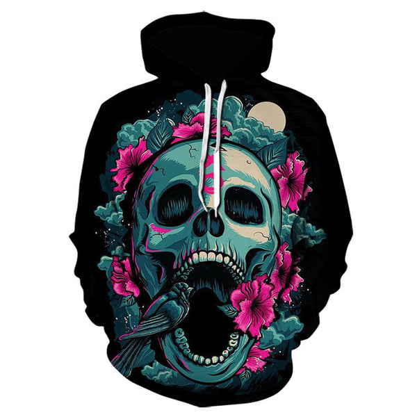 Flower Skull 3D All Over Print | For Men & Women | Adult | HP562-BehighStyle