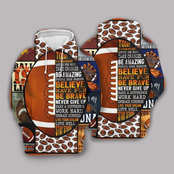 Football Believe 3D All Over Print | Adult | HP3015