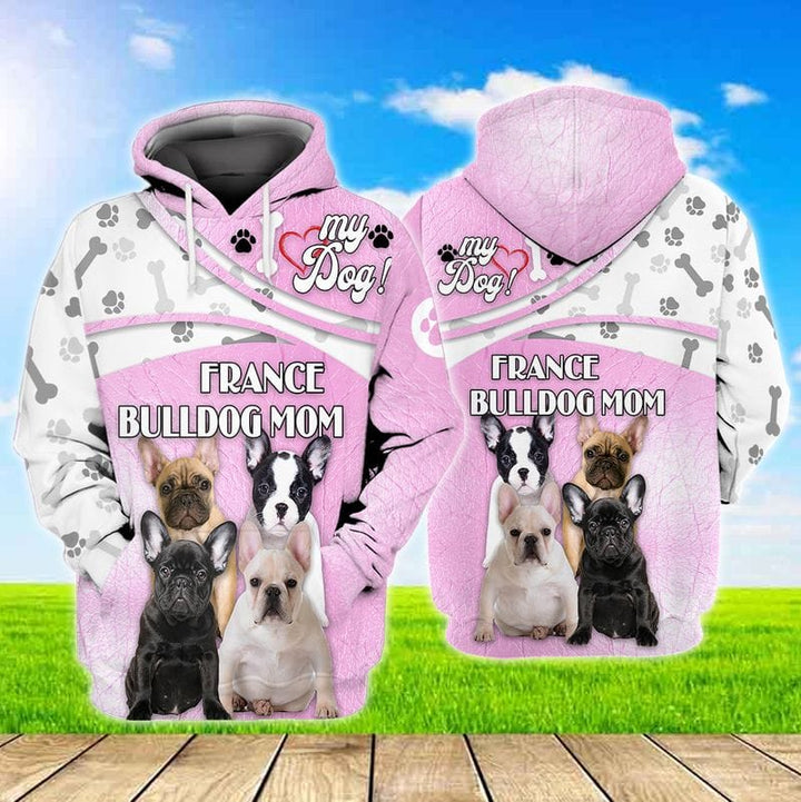 France Bulldog Mom 3D All Over Print | For Men & Women | Adult | HP1216-BehighStyle