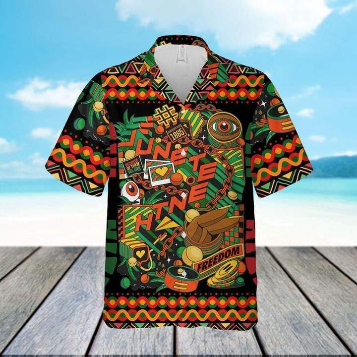 Freedom Symbol For Juneteenth Day Hawaiian Shirt | For Men & Women | HW1307-BehighStyle