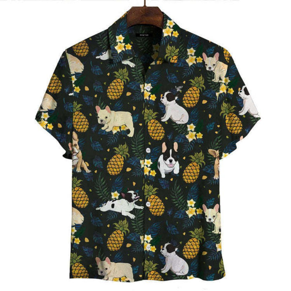 French Bulldog Funny Summer Hawaiian Shirt | For Men & Women | HW210-BehighStyle