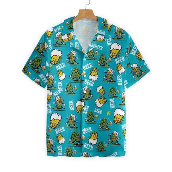 Funny Beer Aloha Hawaiian Shirt | For Men & Women | HW870-BehighStyle