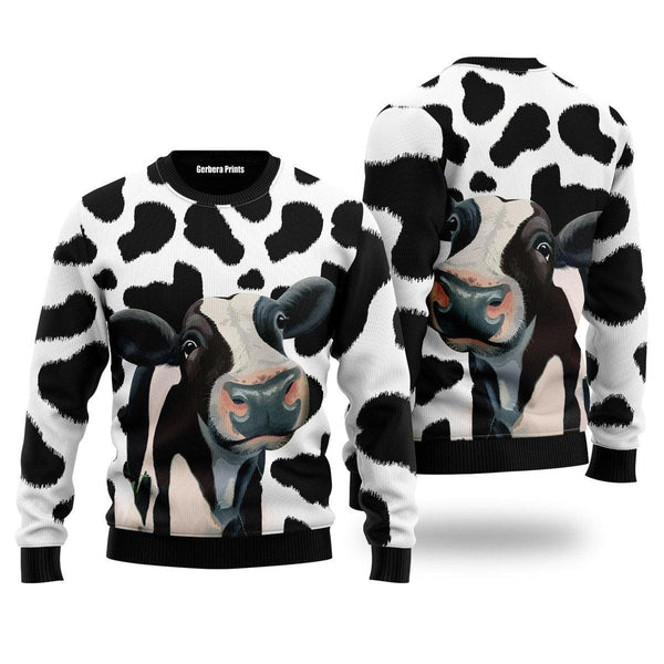 Funny Cow Ugly Christmas Sweater | For Men & Women | UH2214