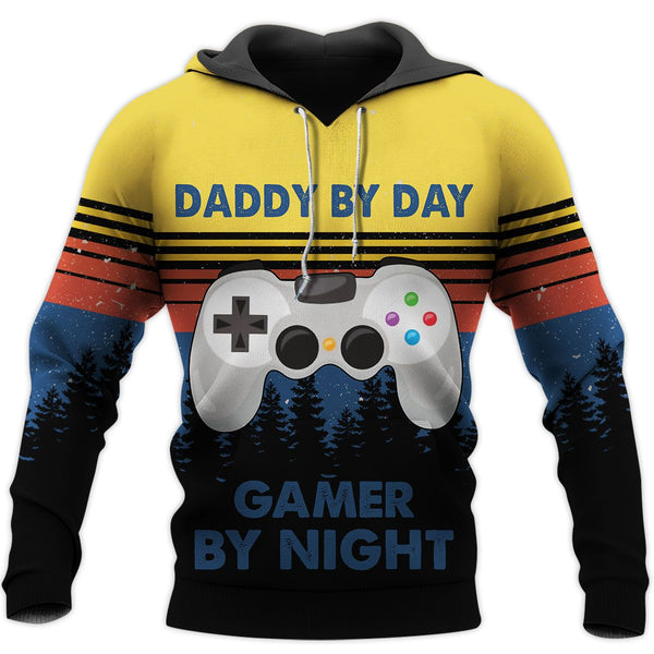 Funny Family Daddy By Day Gamer 3D All Over Print | For Men & Women | Adult | HP1339-BehighStyle