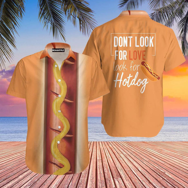 Funny Hot Dog Hawaiian Shirt | For Men & Women | HW223-BehighStyle