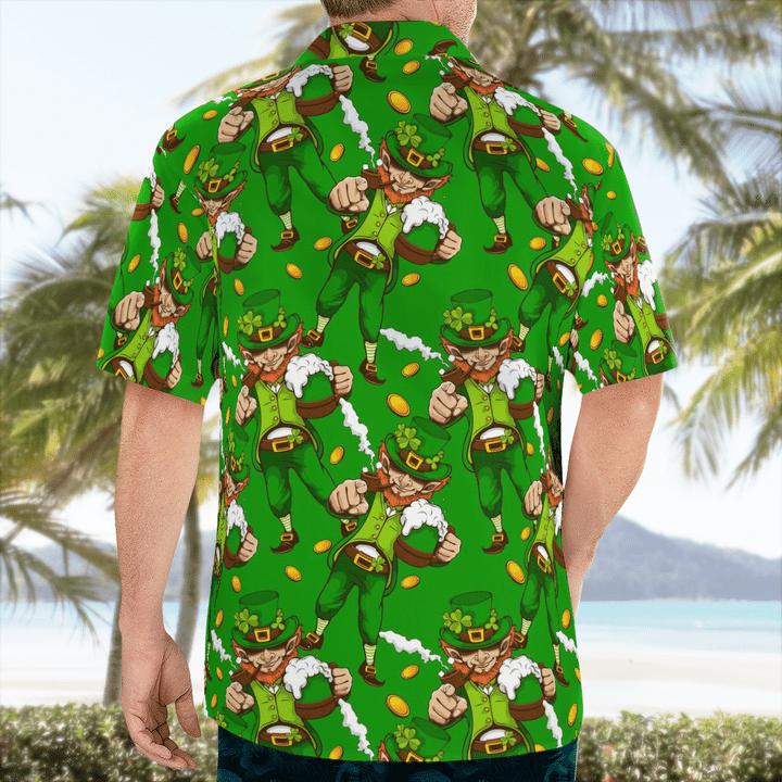 Funny Irish Beer St. Patricks Day Drinking Beer Aloha Hawaiian Shirt | For Men & Women | HW900-BehighStyle