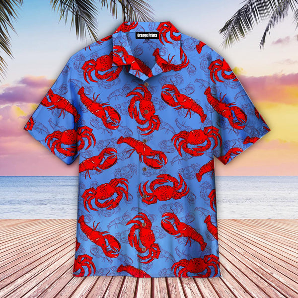 Funny Lobster And Crab Aloha Hawaiian Shirt | For Men & Women | HW488-BehighStyle