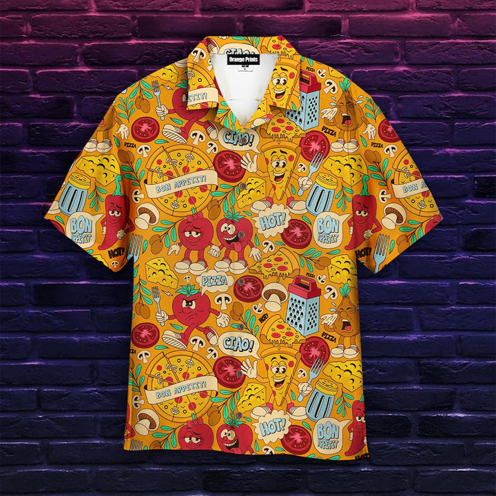 Funny Pizza Aloha Hawaiian Shirt | For Men & Women | HW478-BehighStyle