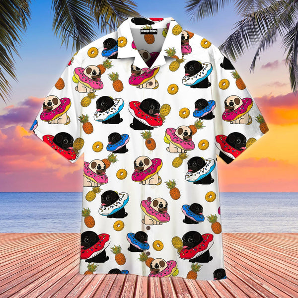 Funny Pug Pineapple Connection Aloha Hawaiian Shirt | For Men & Women | HW499-BehighStyle