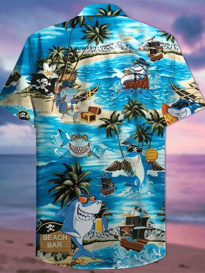 Funny Shark Aloha Hawaiian Shirt | For Men & Women | HW462-BehighStyle