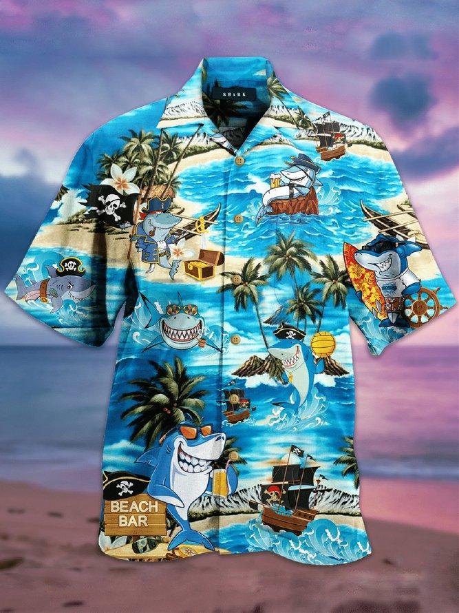 Funny Shark Aloha Hawaiian Shirt | For Men & Women | HW462-BehighStyle