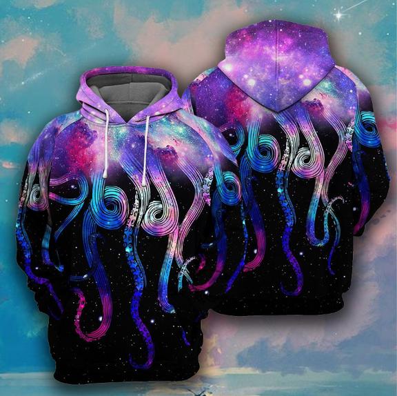 Galaxy Octopus Cool Design Unisex 3D All Over Print | For Men & Women | Adult | HP751-BehighStyle