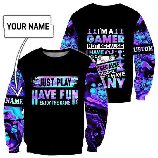 Game Apparel Cool Lovers Custom Name 3D All Over Print | For Men & Women | Adult | CN158-BehighStyle