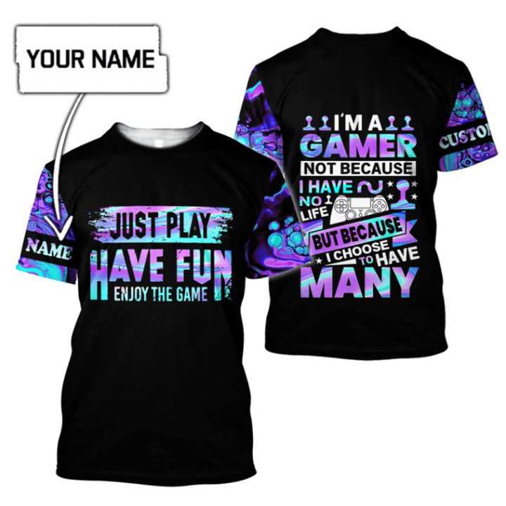 Game Apparel Cool Lovers Custom Name 3D All Over Print | For Men & Women | Adult | CN158-BehighStyle