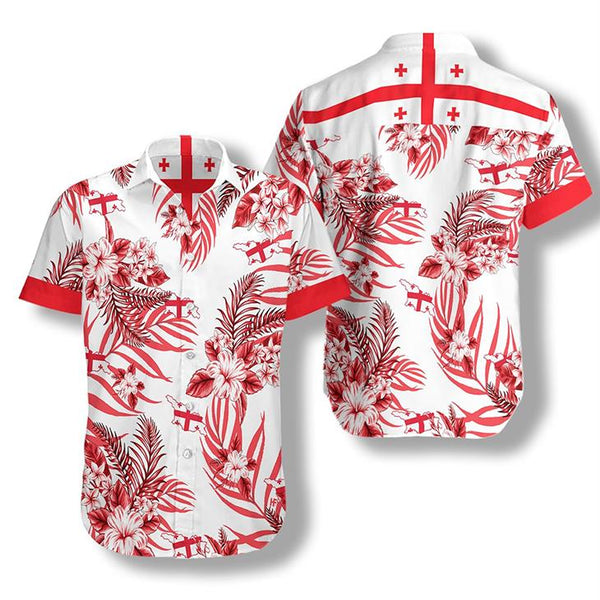 Georgia Proud Hawaiian Shirt | For Men & Women | HW2155-BehighStyle