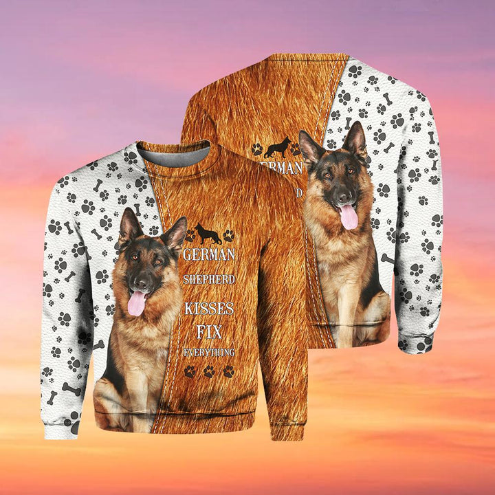 German Shepherd Dog 3D All Over Print | For Men & Women | Adult | HO1195-BehighStyle