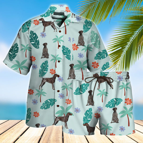 German Shorthaired Hawaiian Shirt Set | For Men & Women | HS127-BehighStyle