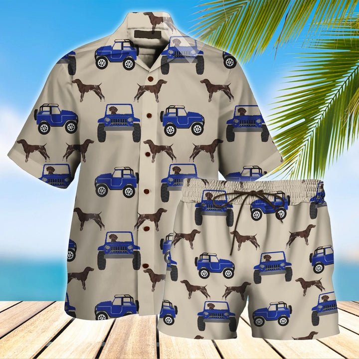 German Shorthaired Hawaiian Shirt Set | For Men & Women | HS155-BehighStyle