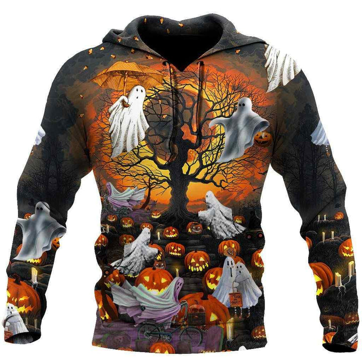 Ghost Pumpkin Halloween 3D All Over Print | For Men & Women | Adult | HP2049-BehighStyle