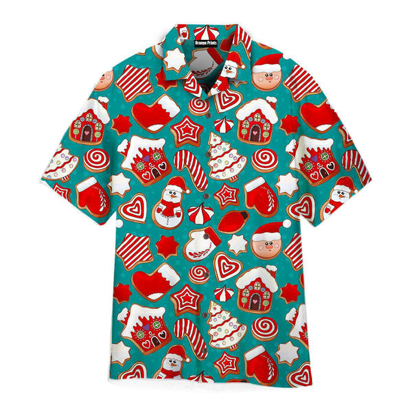 Gingerbread Cookies Christmas Sweets Hawaiian Shirt | For Men & Women | HW2784-BehighStyle