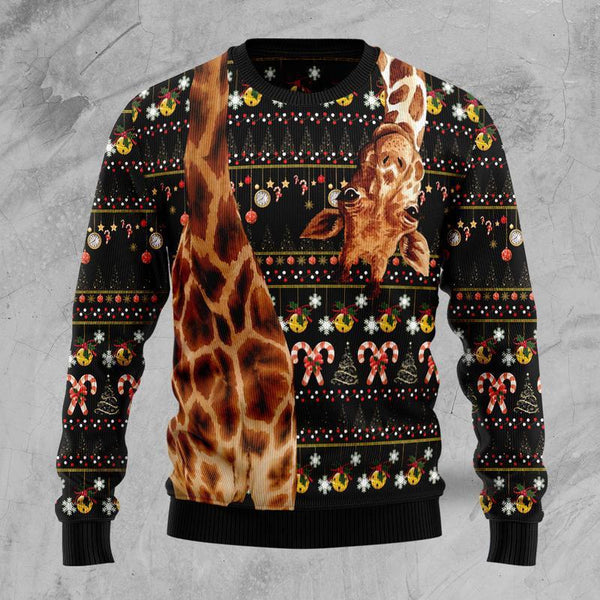 Giraffe Funny Ugly Christmas Sweater | For Men & Women | Adult | US1472-BehighStyle