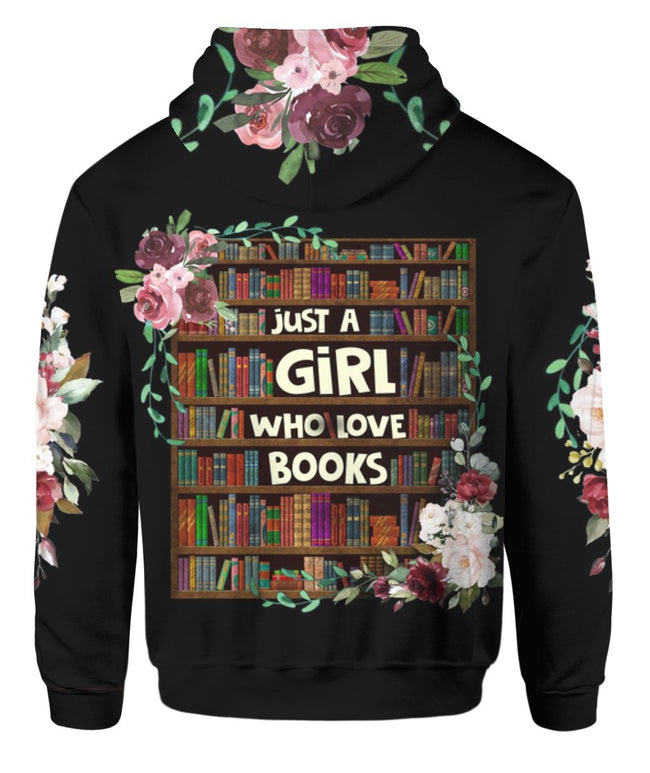 Girl Flower Book Lover Day 3D All Over Print | For Men & Women | Adult | HP693-BehighStyle