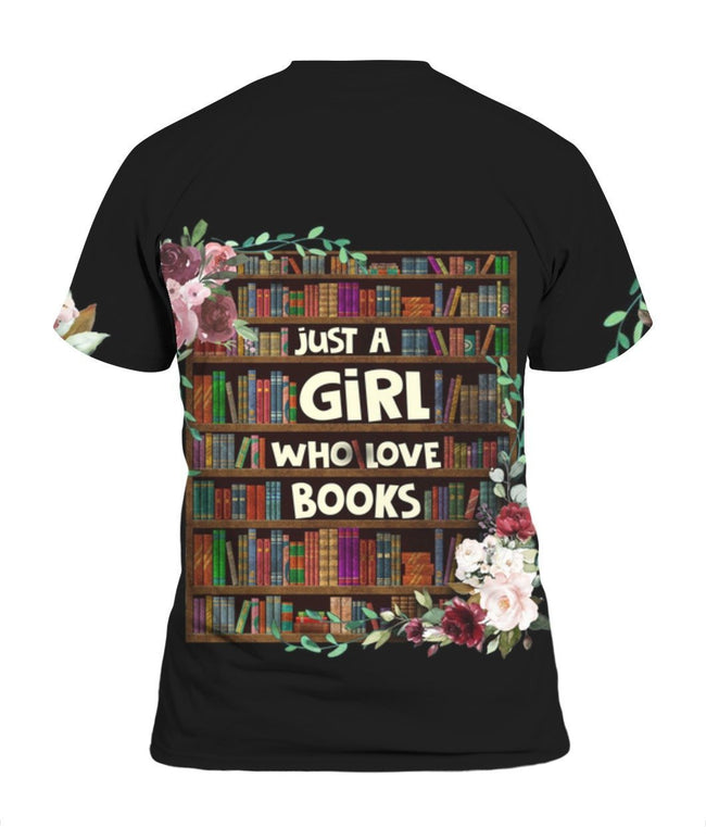 Girl Flower Book Lover Day 3D All Over Print | For Men & Women | Adult | HP693-BehighStyle