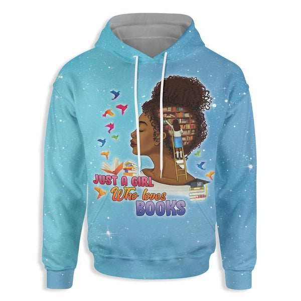 Girl Loves Books Blue 3D All Over Print | For Men & Women | Adult | HP671-BehighStyle