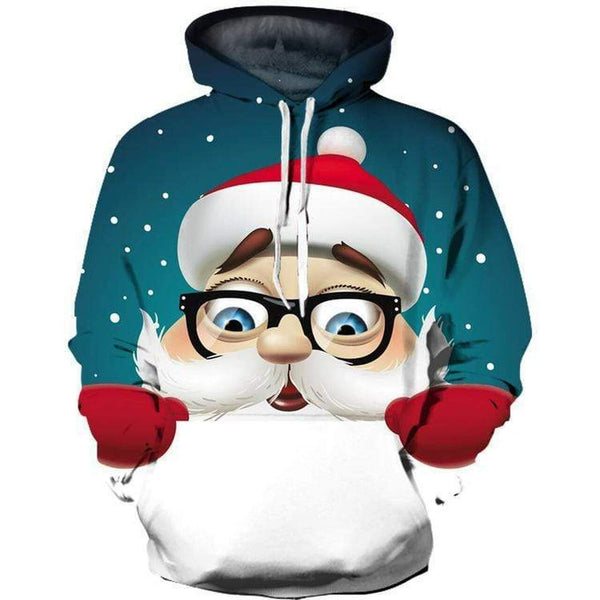 Glasses Santa Claus Christmas 3D All Over Print | Adult | HP2297