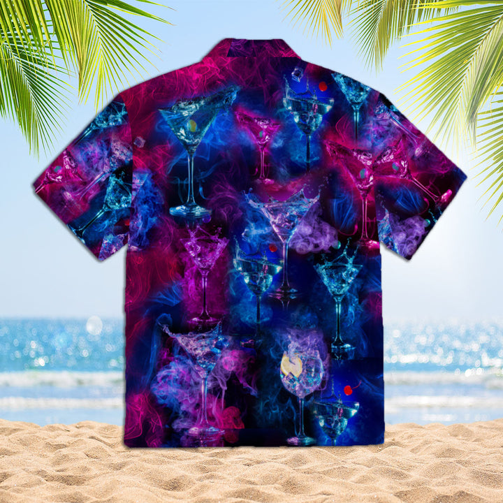 Glowing Cocktail Hawaiian Shirt | For Men & Women | HW2021-BehighStyle